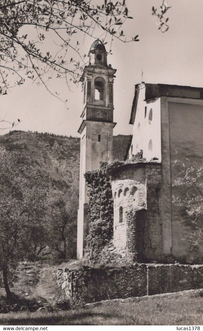 06 / BREIL SUR ROYA / L EGLISE / JOLIE CPSM 1956 - Breil-sur-Roya