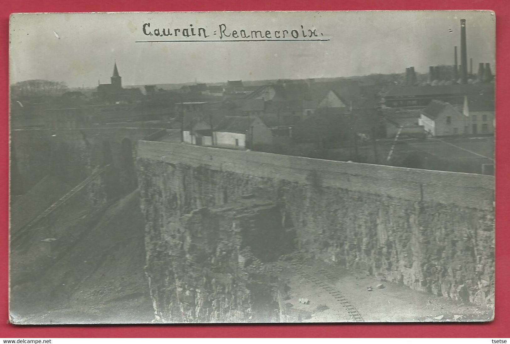 Gaurain-Ramecroix - Carrière Et Industrie - Carte Photo ( Voir Verso ) - Tournai