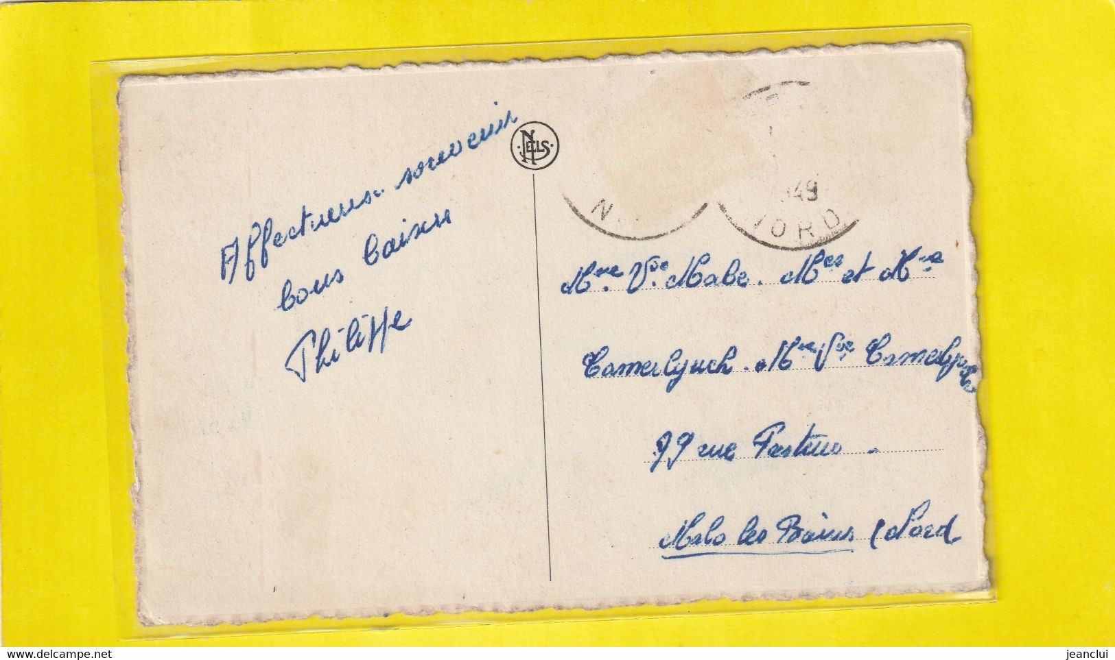 WESTOUTRE .  MONT-ROUGE . TIMBRES DECOLLES AU VERSO CARTE INTACTE . 2 SCANES - Heuvelland