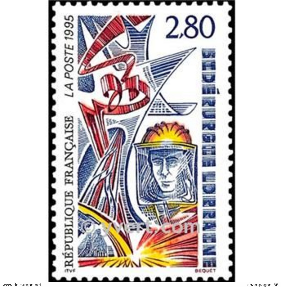 1995 N° 2940 OBLITERE ESSYAGE 2.80 ET ROUGE 9.11.1995 / SCANNE 5 PAS A VENDRE - Used Stamps