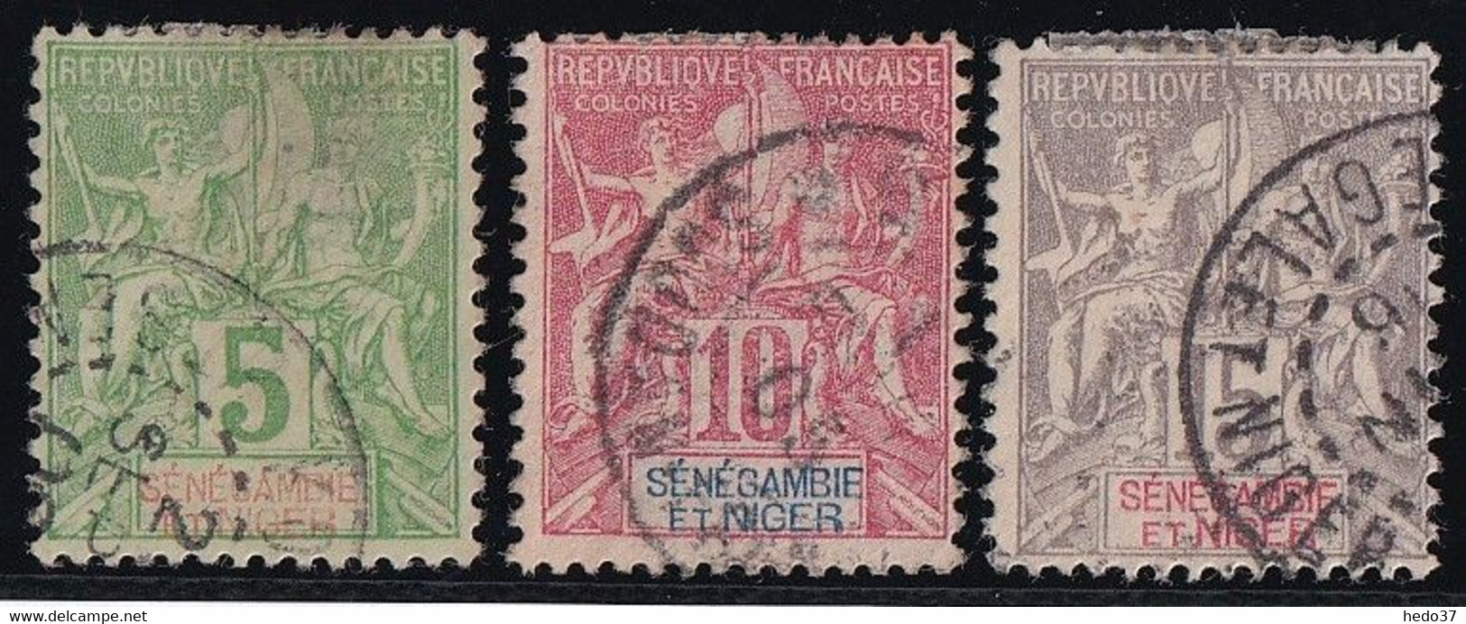 Sénégambie Et Niger N°4/6 - Oblitéré - TB - Used Stamps