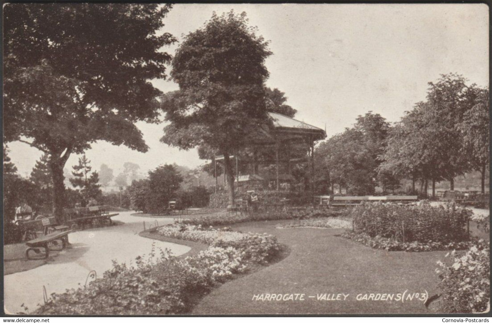 Valley Gardens, Harrogate, Yorkshire, C.1905 - Thomas Taylor Postcard - Harrogate
