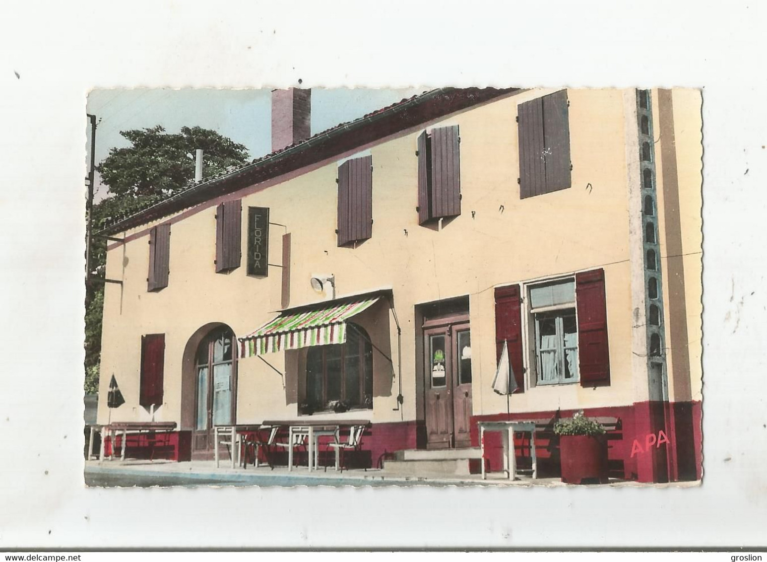 CASTERA VERDUZAN (GERS) 16 CARTE PHOTO L'HOTEL FLORIDA - Castera