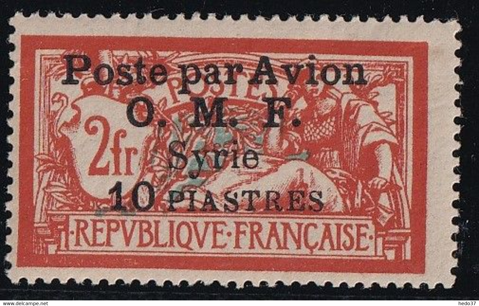 Syrie Poste Aérienne N°13 - Neuf * Avec Charnière - TB - Posta Aerea