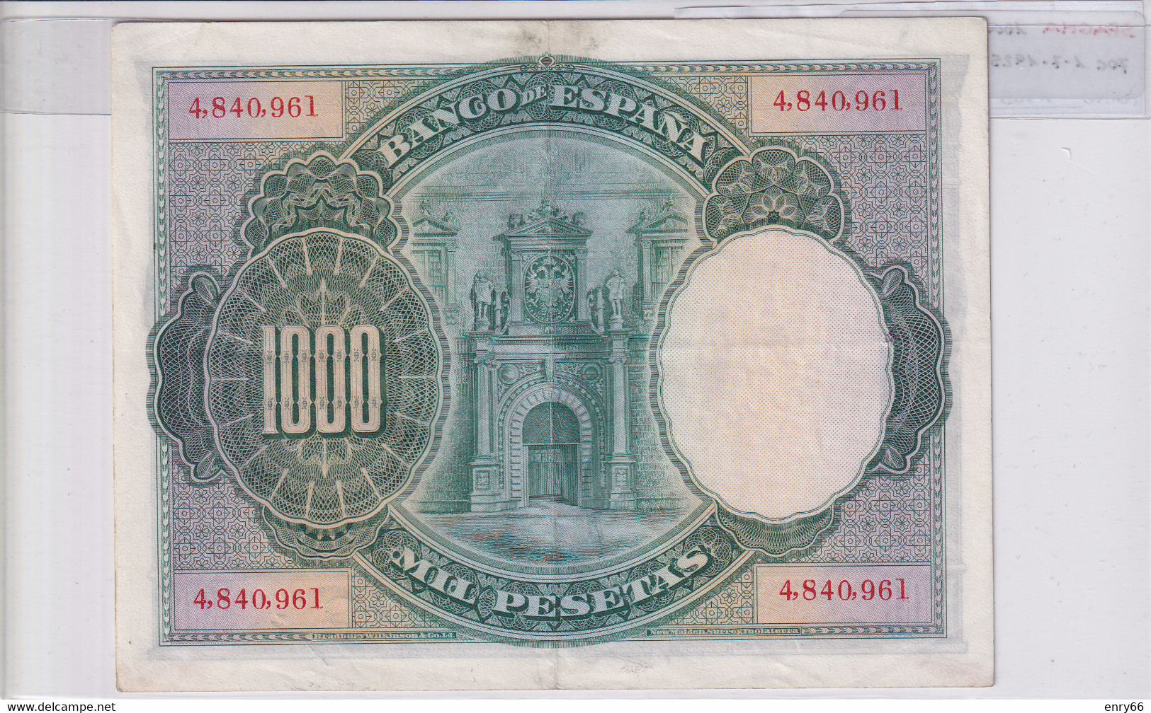 SPAGNA 1000 PESETAS 1925 P70C - 1000 Peseten