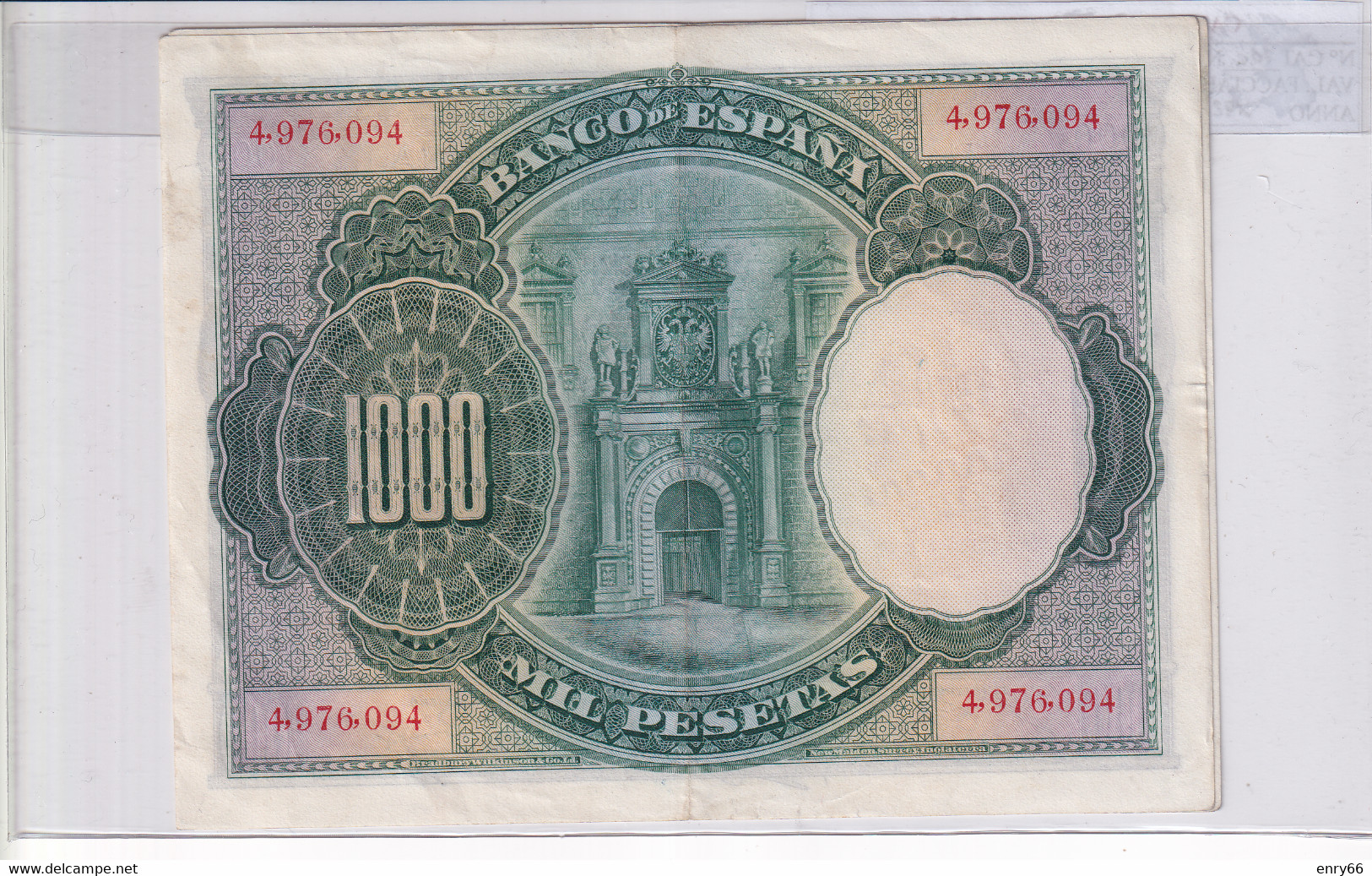 SPAGNA 1000 PESETAS 1925 P70C - 1000 Pesetas