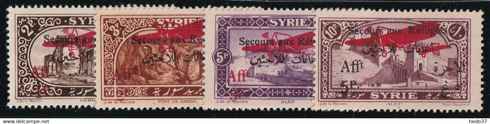 Syrie Poste Aérienne N°34/37 - Neuf * Avec Charnière - TB - Poste Aérienne