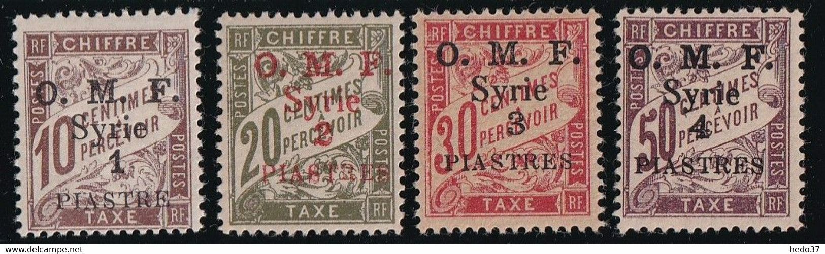 Syrie Poste Taxe N°5/8 - Neuf * Avec Charnière - TB - Timbres-taxe