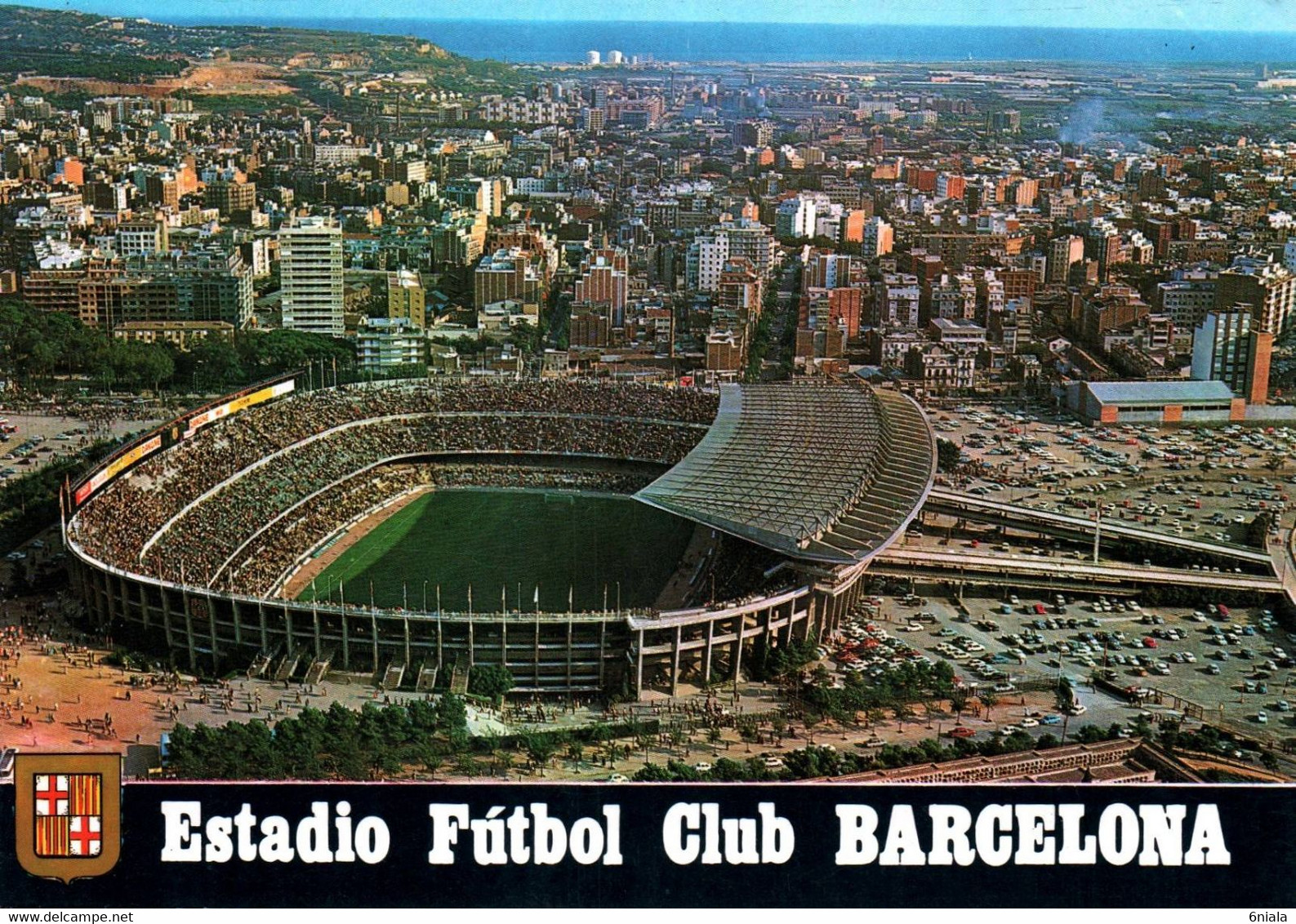 15124 BARCELONA  Estadio Futbol Club   Stadium  Foot Ball  Stade  Stadion Estadio  (Recto-verso) BARCELONE - Estadios