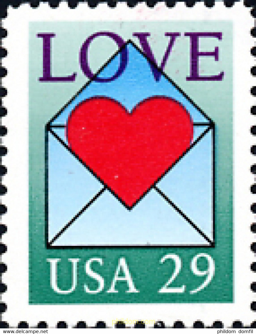 209135 MNH ESTADOS UNIDOS 1992 AMOR - Otros & Sin Clasificación