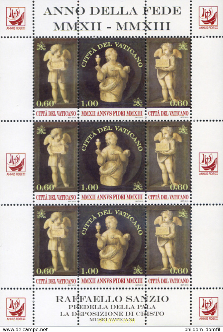 299259 MNH VATICANO 2013 AÑO DE LA FE - Used Stamps