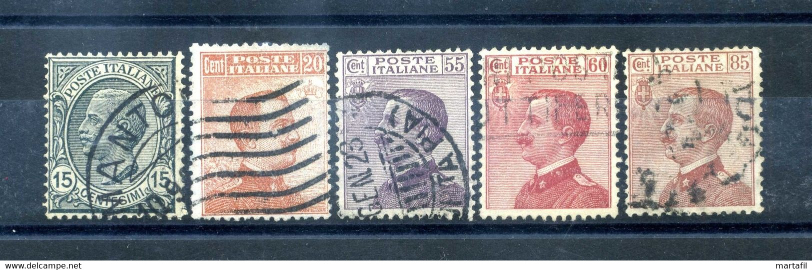 1917-20 REGNO SET USATO - Afgestempeld