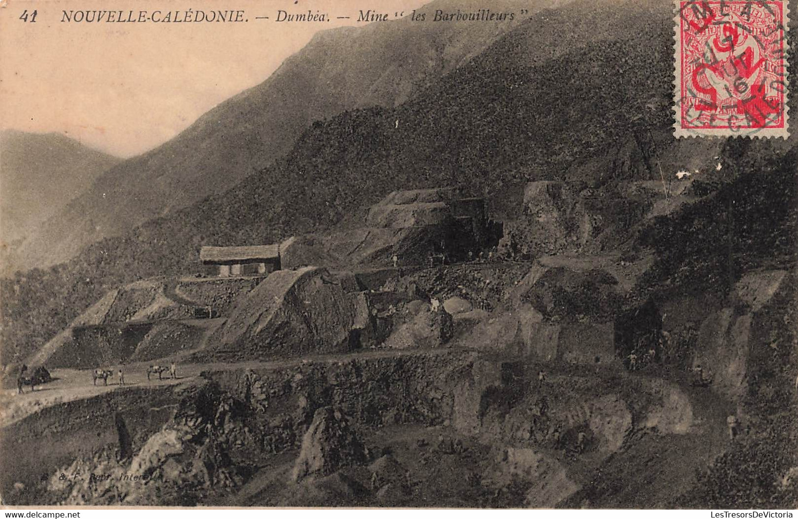 CPA NOUVELLE CALEDONIE - Dumbea - Mine Les Barbouilleurs - - Nieuw-Caledonië