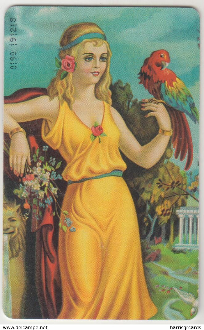 GREECE - Folk Art Girl With Parrot , X0870, 1000 Drs , Tirage 250.000, 01/00, Used - Grèce