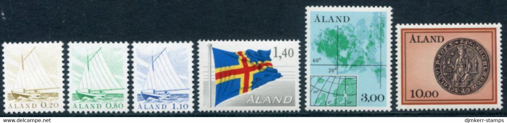 ALAND ISLANDS 1984 Definitive MNH / **.  Michel 1-6 - Ålandinseln