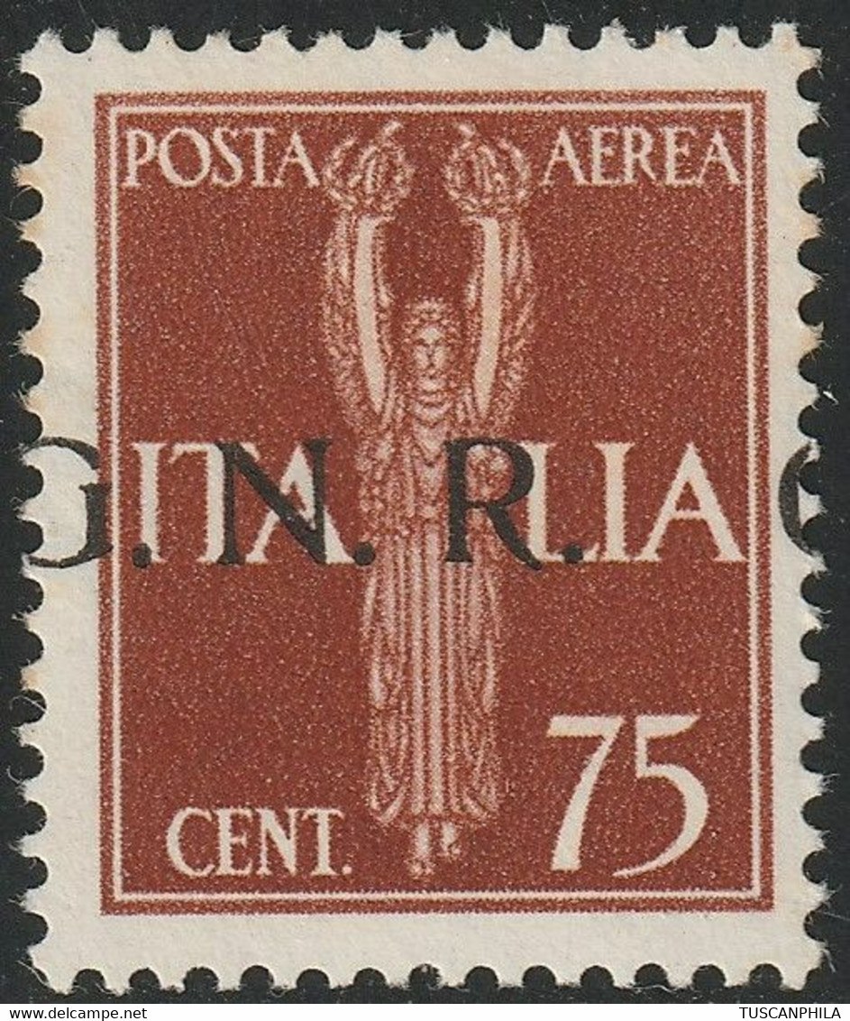 GNR Tir. Brescia Posta Aerea 75 C. Bruno Giallo G A Cavallo Sass 119/Iab MNH** Cv 225 - Luftpost