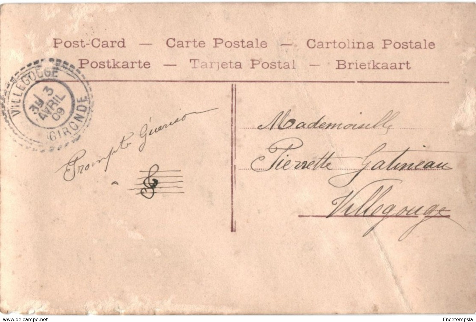 CPA Carte Postale France 1er Avril Une Jeune Femme Et Un Poisson Volant 1909 VM59747 - 1er Avril - Poisson D'avril