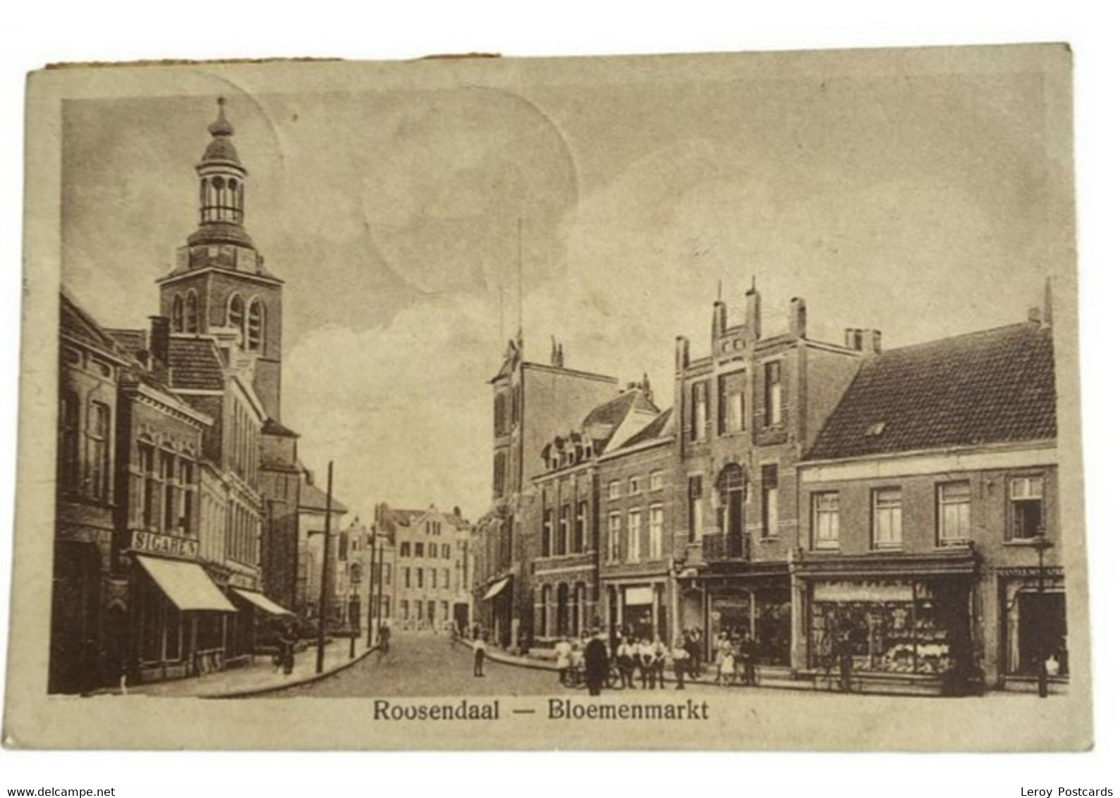 #1735 - Roosendaal, Bloemenmarkt 1924 (NB) - Roosendaal