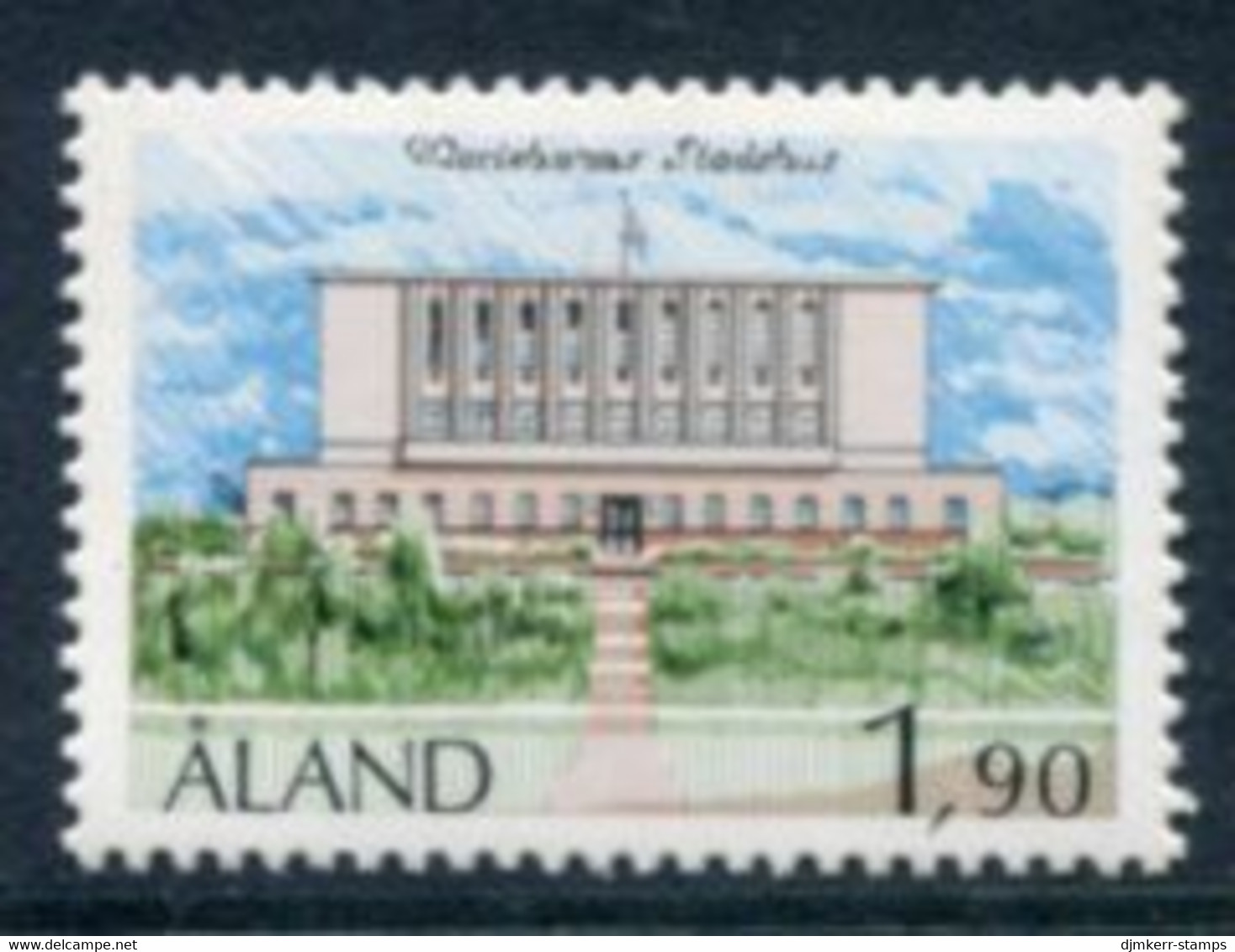 ALAND ISLANDS 1989 Mariehamn Town Hall MNH / **.  Michel 32 - Aland