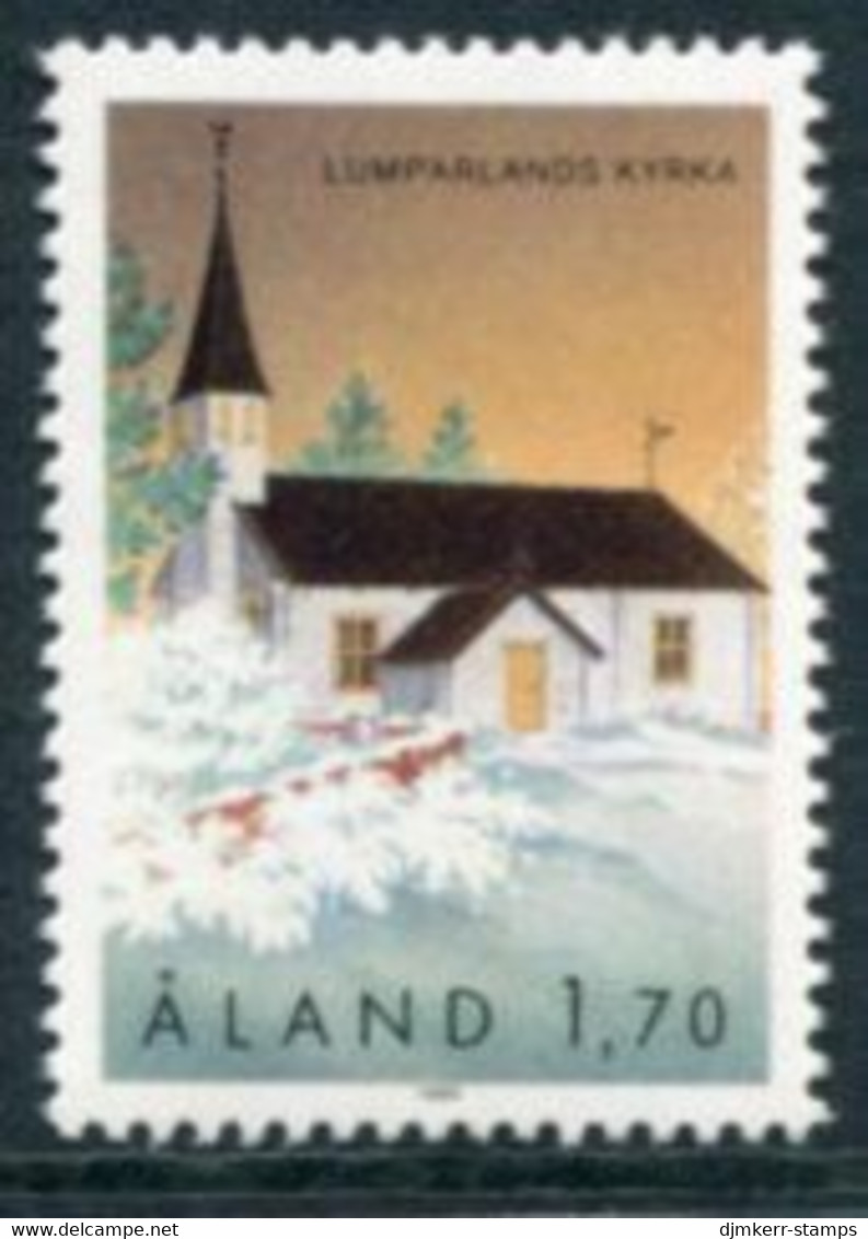 ALAND ISLANDS 1990 Lumparland Church MNH / **.  Michel 43 - Ålandinseln