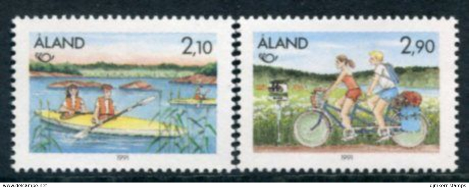 ALAND ISLANDS 1991 Tourism MNH / **.  Michel 51-52 - Ålandinseln
