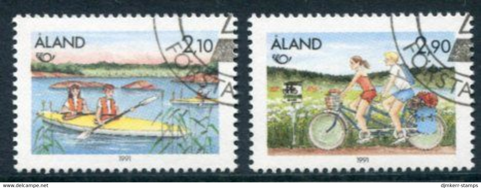 ALAND ISLANDS 1991 Tourism Used.  Michel 51-52 - Ålandinseln