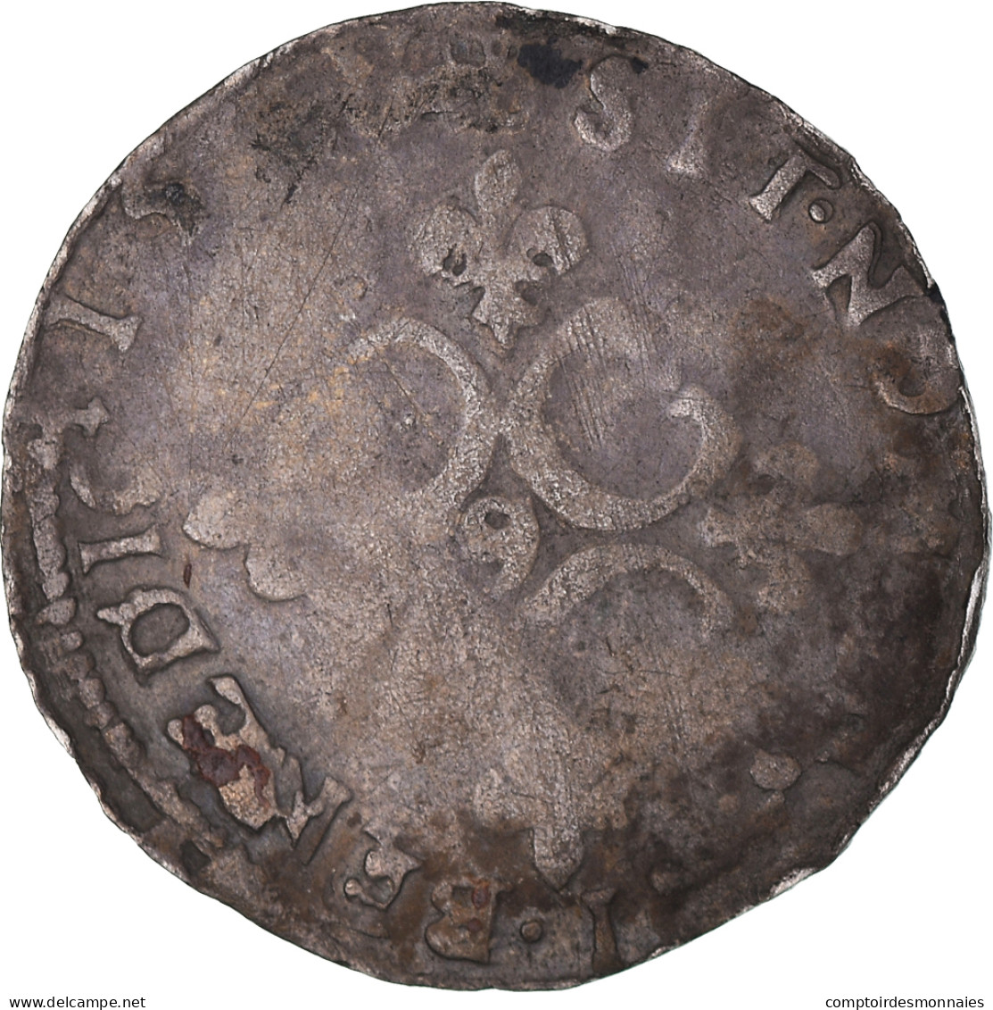 Monnaie, France, Charles IX, Sol Parisis, 156(?), Rennes, TB, Billon - 1560-1574 Karl IX.