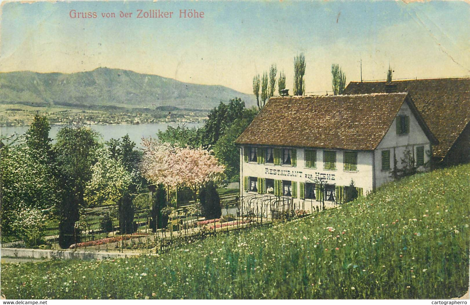 Schweiz Zollikon Restaurant Zur Höhe 1919 - Zollikon