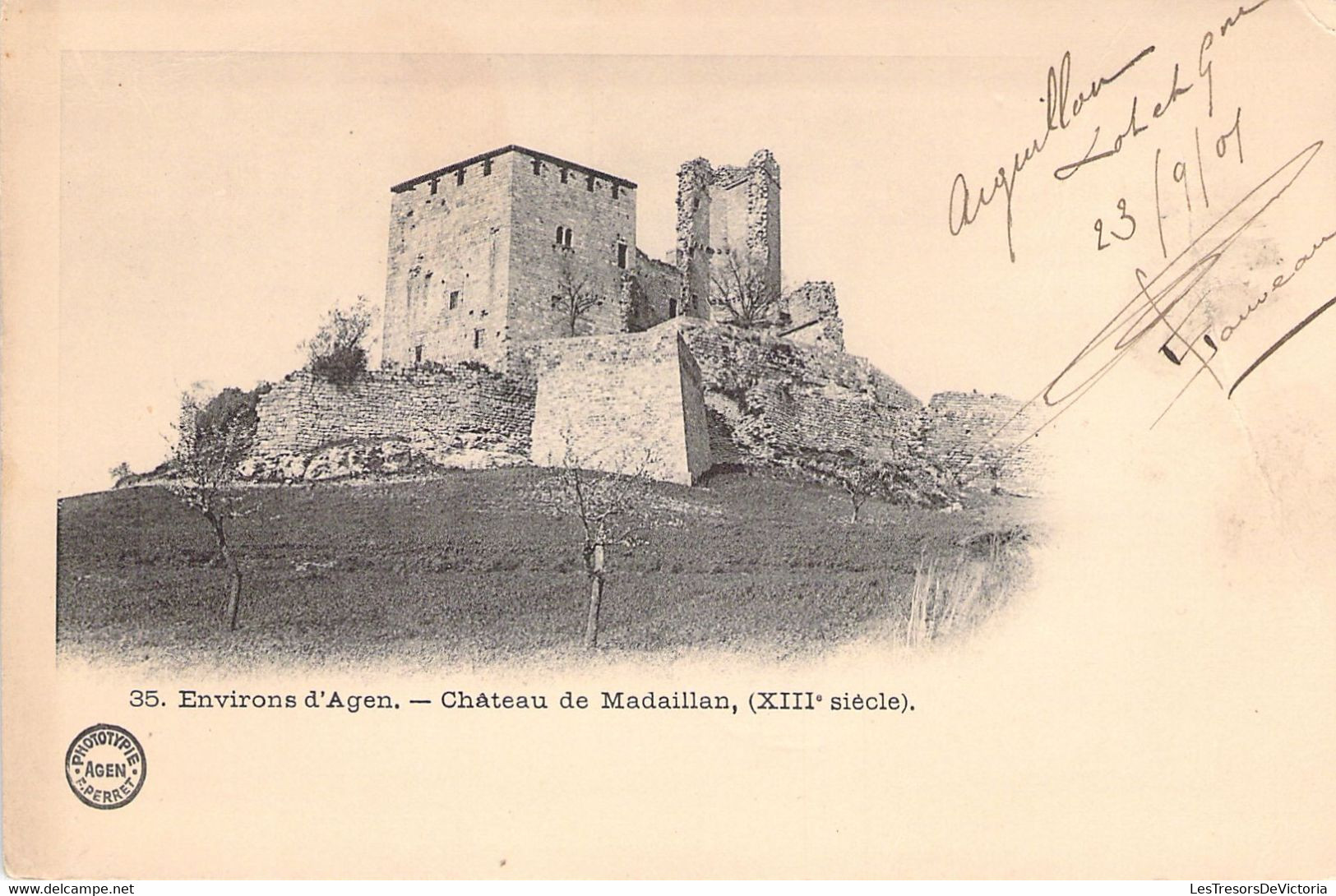 CPA Précurseur - FRANCE - 47 - Environs D'AGEN - Château De MADAILLAN - Edition F PERRET - Sonstige & Ohne Zuordnung