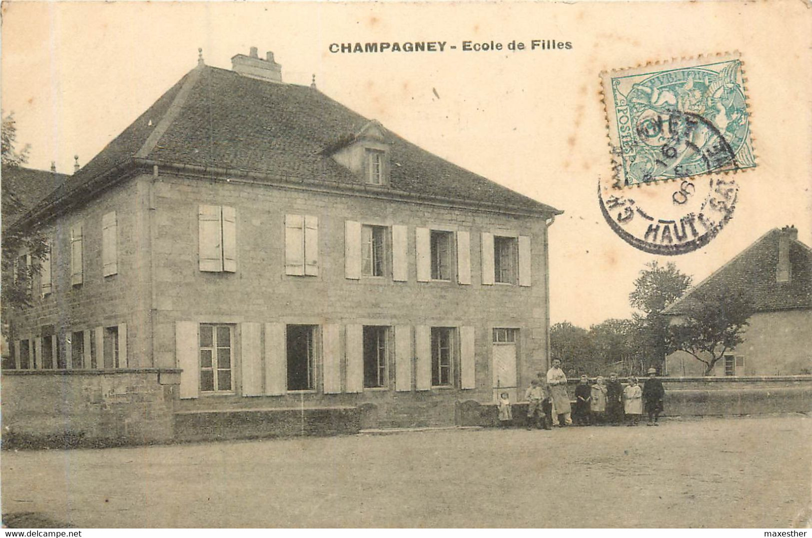 CHAMPAGNEY école De Filles - Champagney