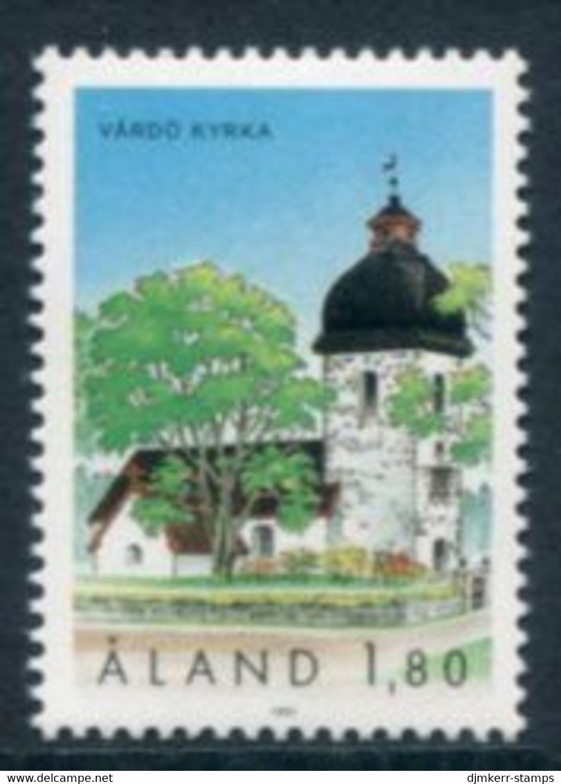 ALAND ISLANDS 1991 Värdö Church MNH / **.  Michel 54 - Aland