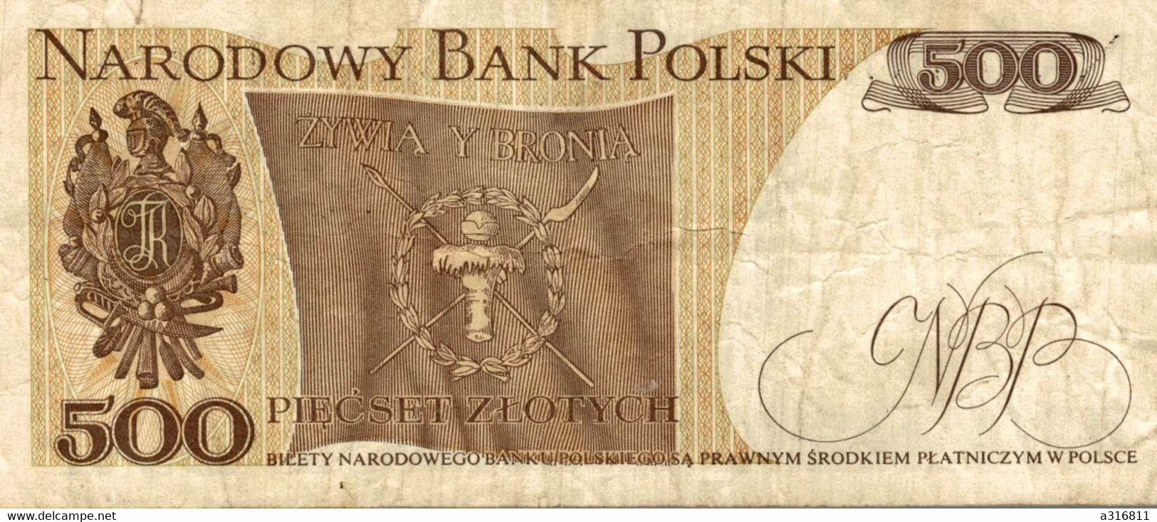 Banconota Polonia 500 Piecset Zlotych FDS - Pologne