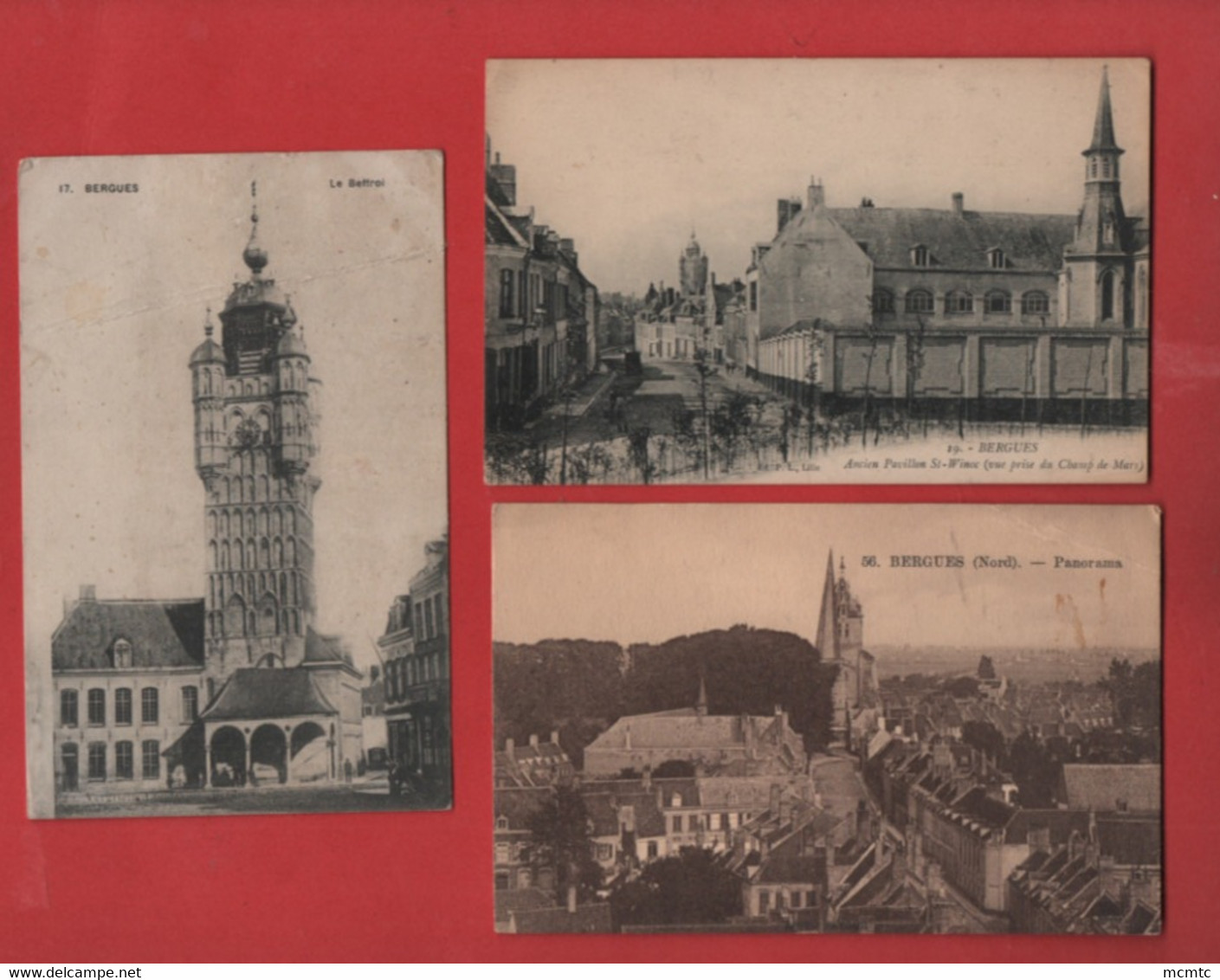 6 CPA  - Bergues  -(59. Nord ) - Bergues