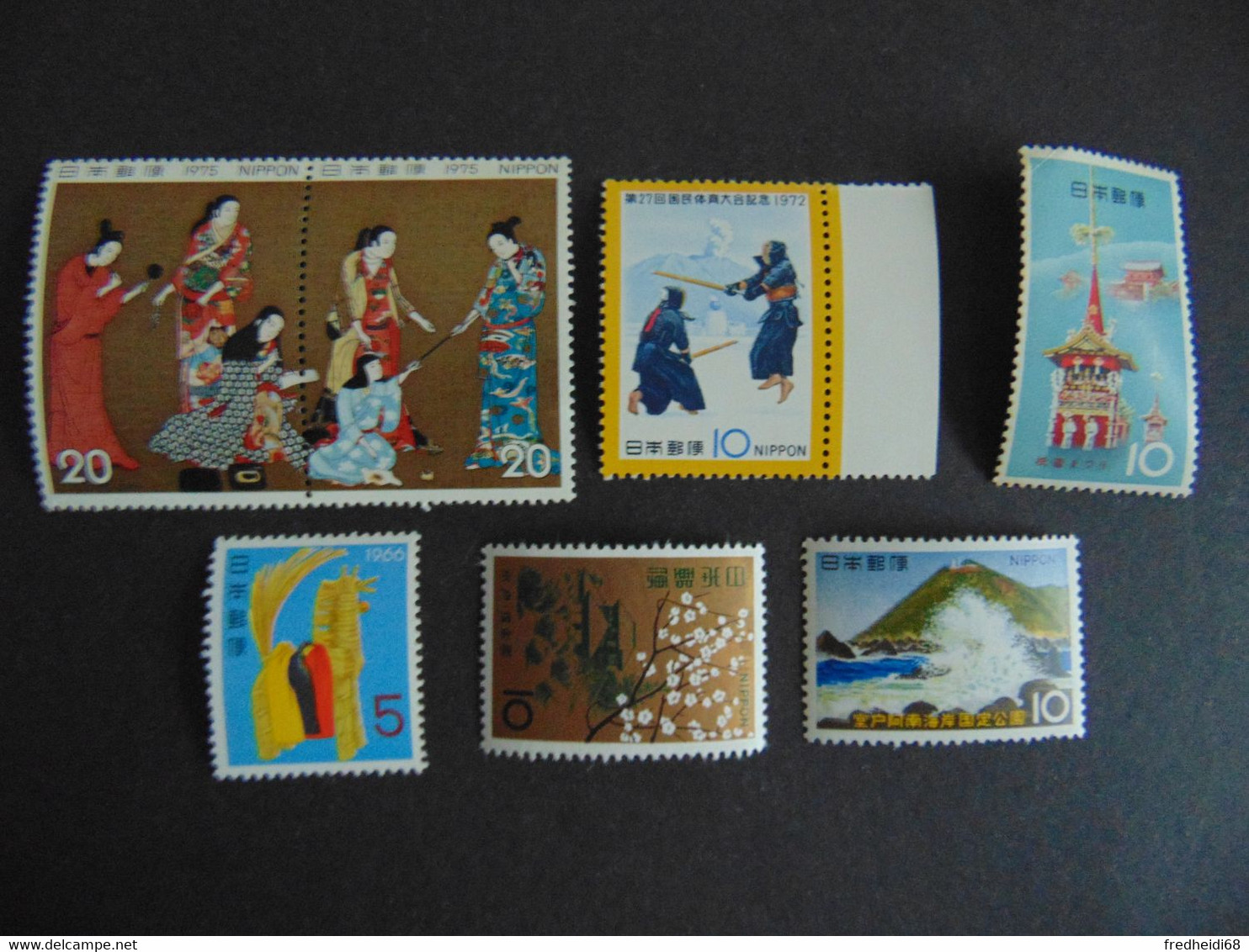 Très Beau Petit Lot De 7 Timbres Neufs Sans Charnière - Colecciones & Series