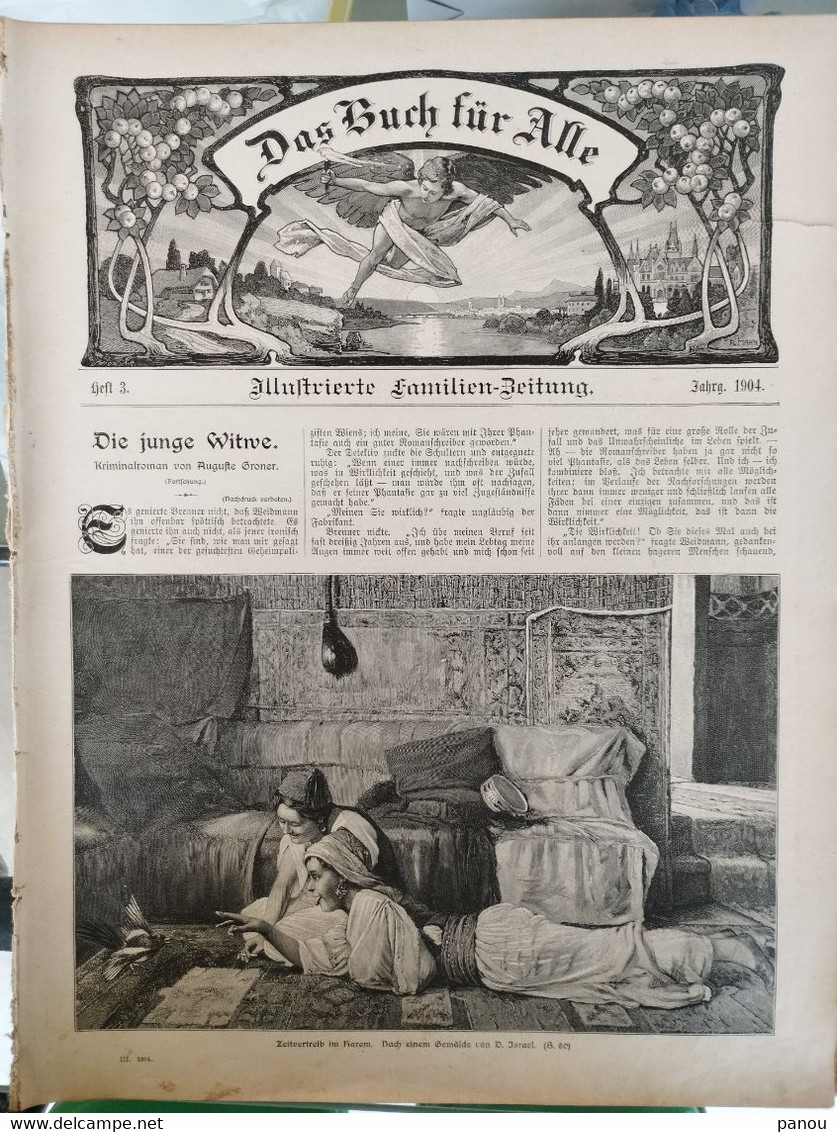 Das Buch Für Alle 1904 Nr 3. HAREM TURKEY. DES COURONNES PARIS. RUMANIEN ROMANIA. EGYPT AGYPTEN - Autres & Non Classés