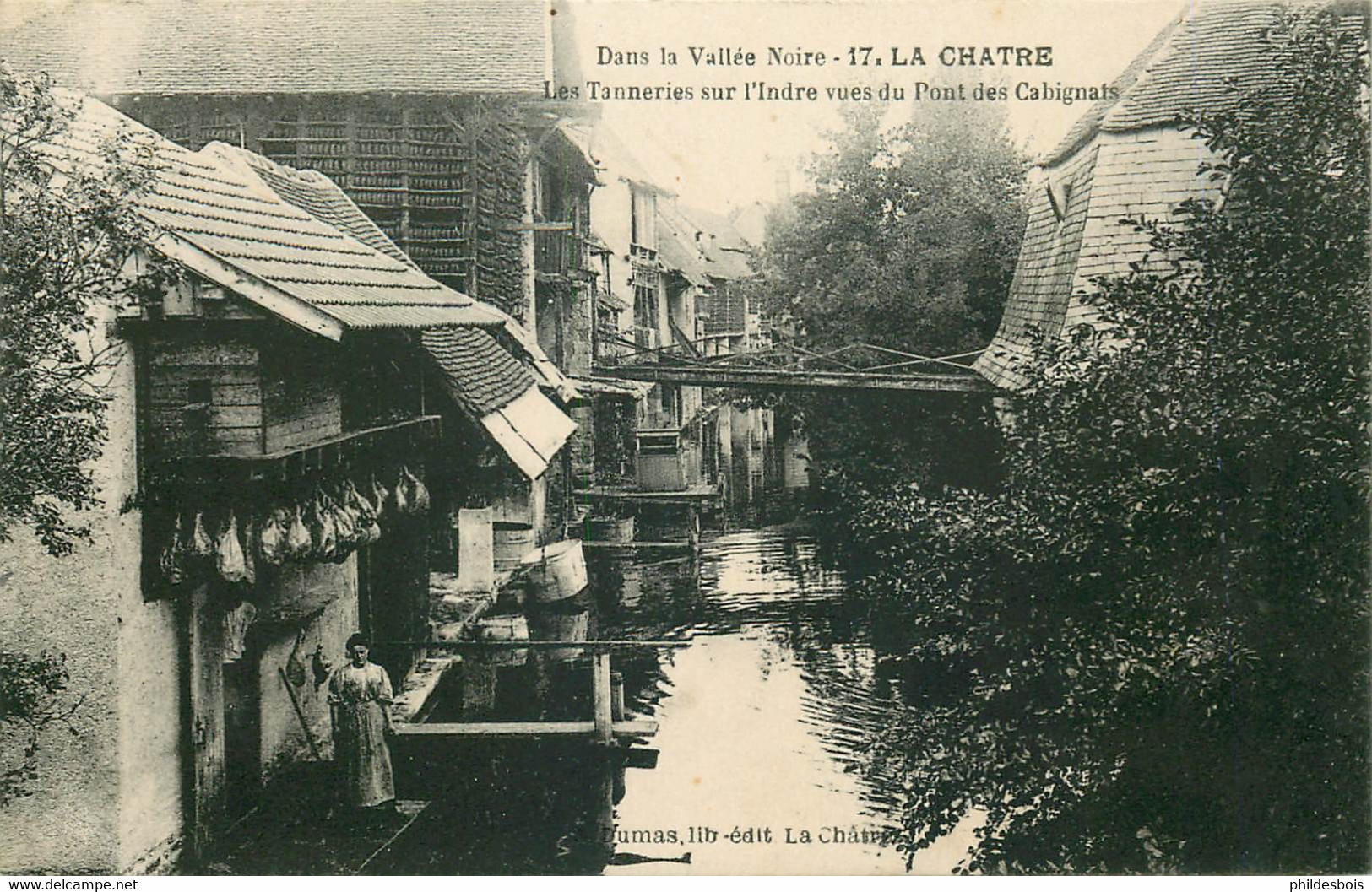 INDRE   LA CHATRE  Les Tanneries Sur L'indre - La Chatre