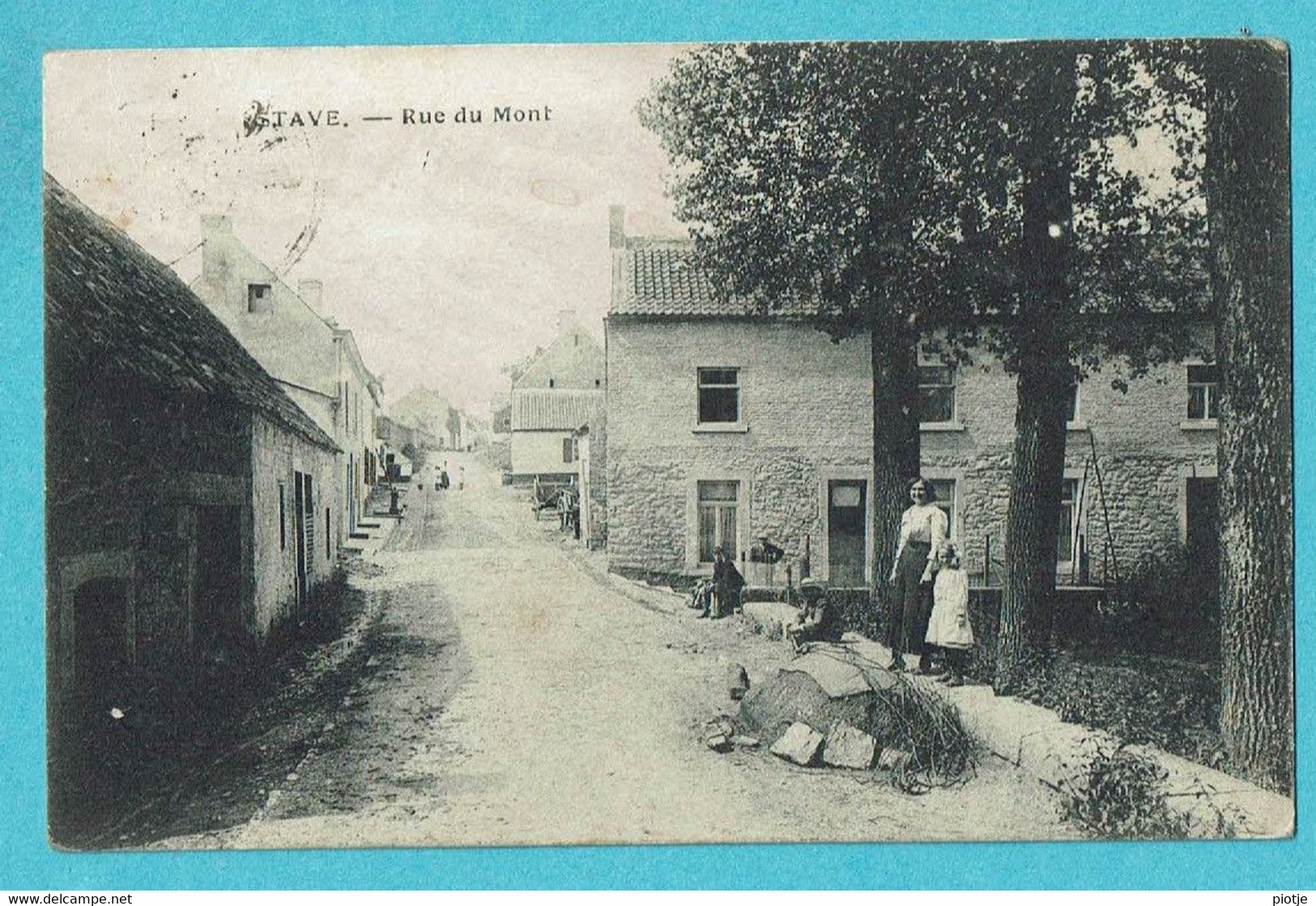 * Stave - Mettet (Namur - La Wallonie) * (Edit Fiorentine Preaux) Rue Du Mont, Unique, Zeldzaam, Animée, TOP, Rare - Mettet