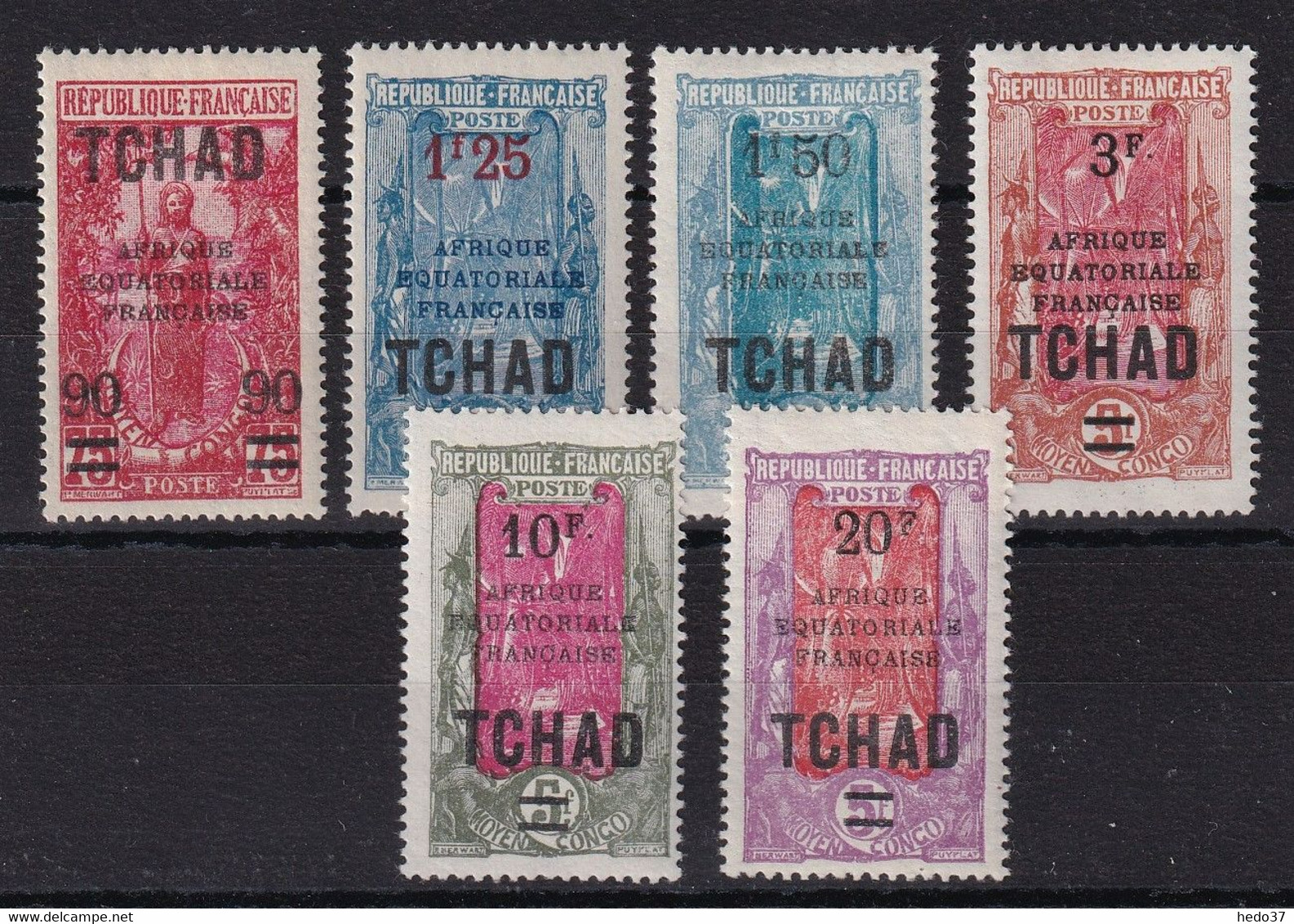 Tchad N°47/52 - Neuf * Avec Charnière - N°52 ** TB - Unused Stamps