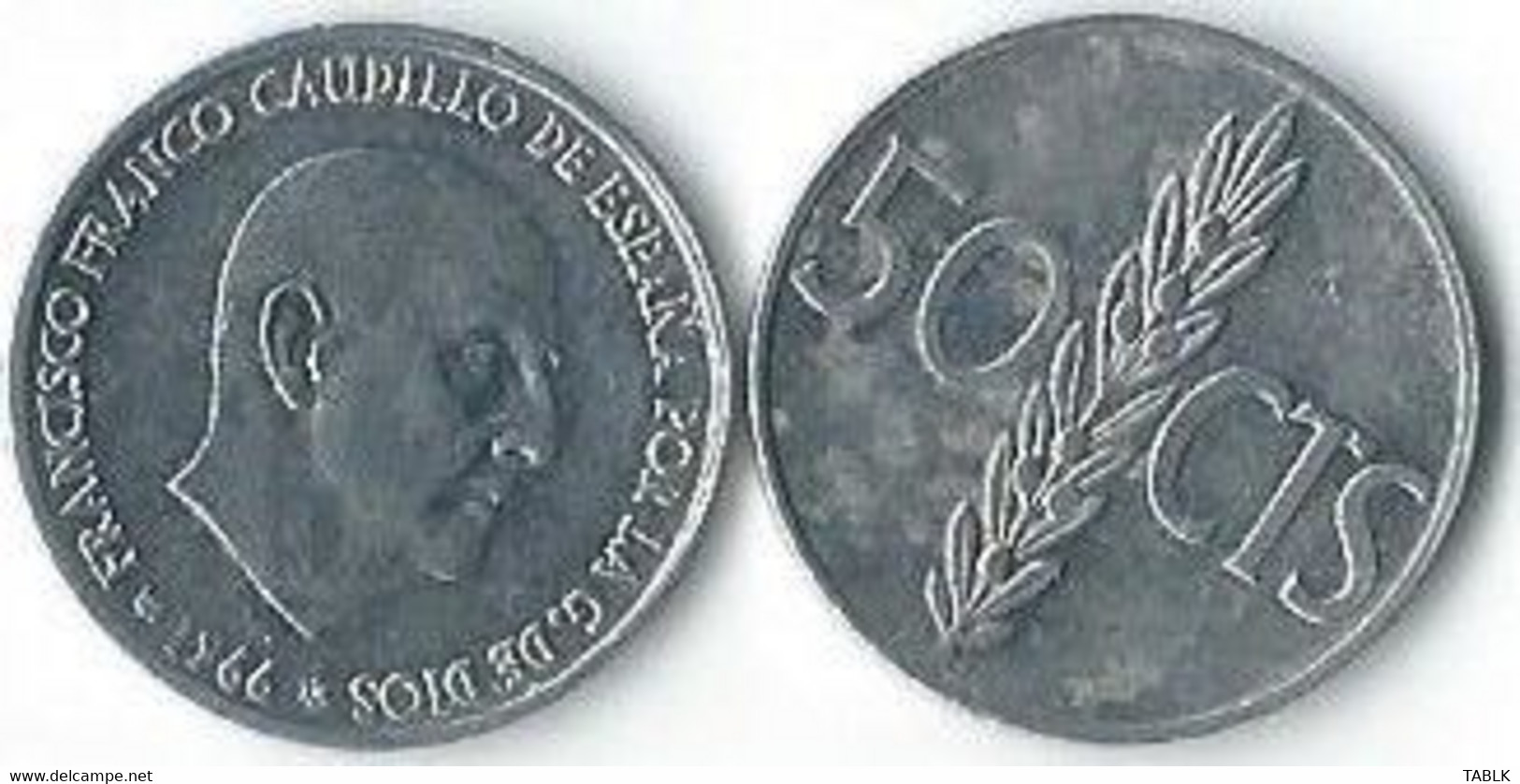 MM229 - SPANJE - SPAIN - 50 CENTIMES 1966 - 50 Céntimos