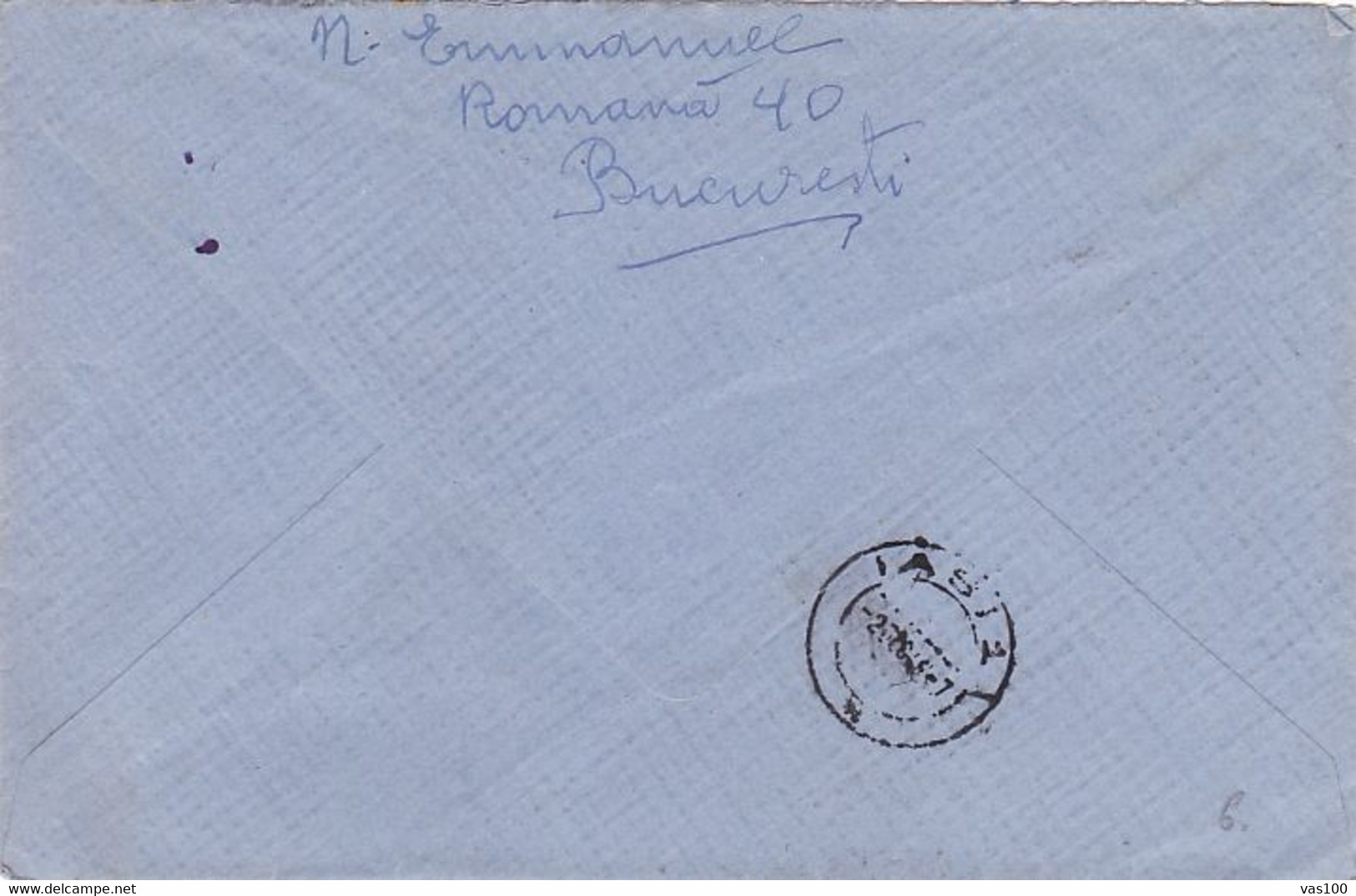 WW2, KING MICHAEL, STAMPS ON REGISTERED COVER, 1945, ROMANIA - 2de Wereldoorlog (Brieven)