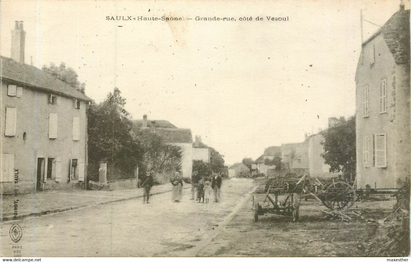 SAULX Grande Rue Côté De Vesoul - Saulx