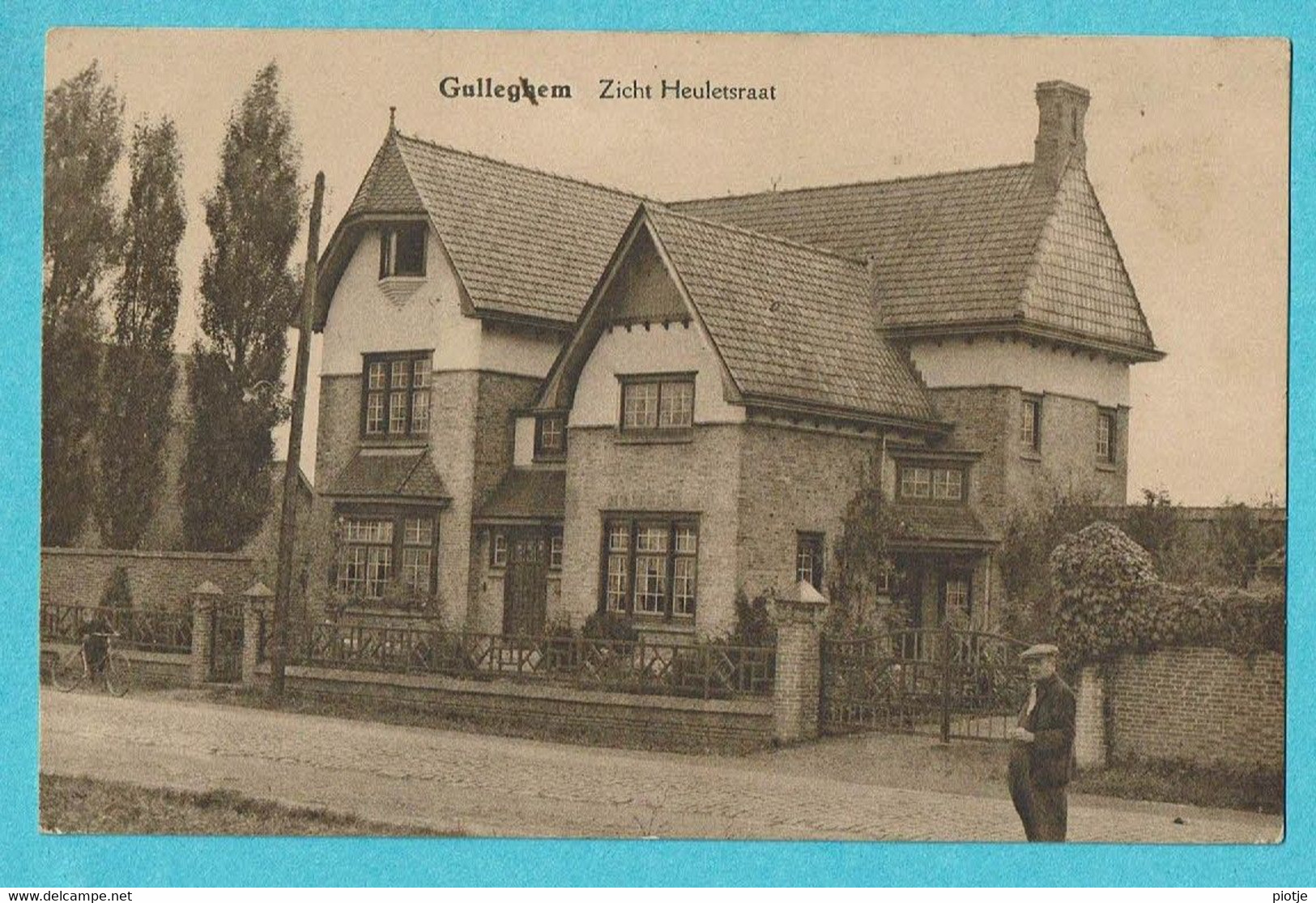 * Gullegem - Gulleghem (Wevelgem) * (Foto Sinaeve - Uitg D'Haene) Zicht Heulestraat, Villa, Old, Rare, Unique - Wevelgem