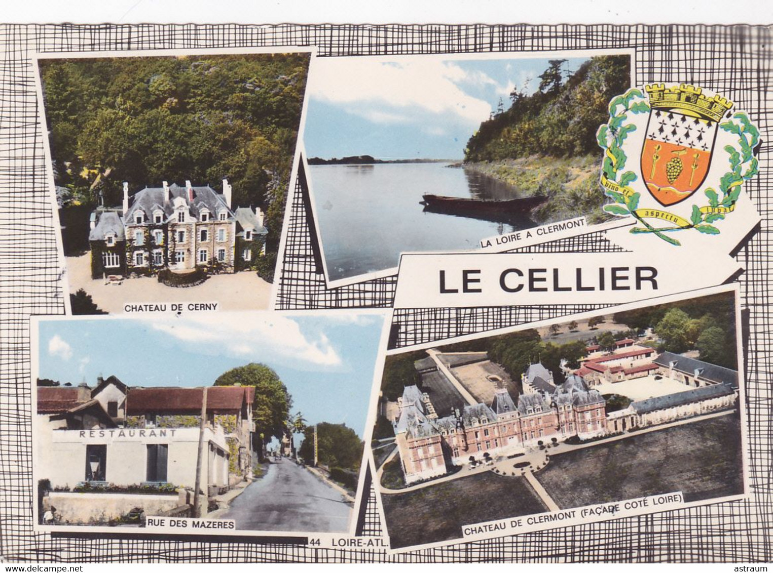 Cpa -44- Le Cellier - Multivues -edi Combier N° C4 - Le Cellier