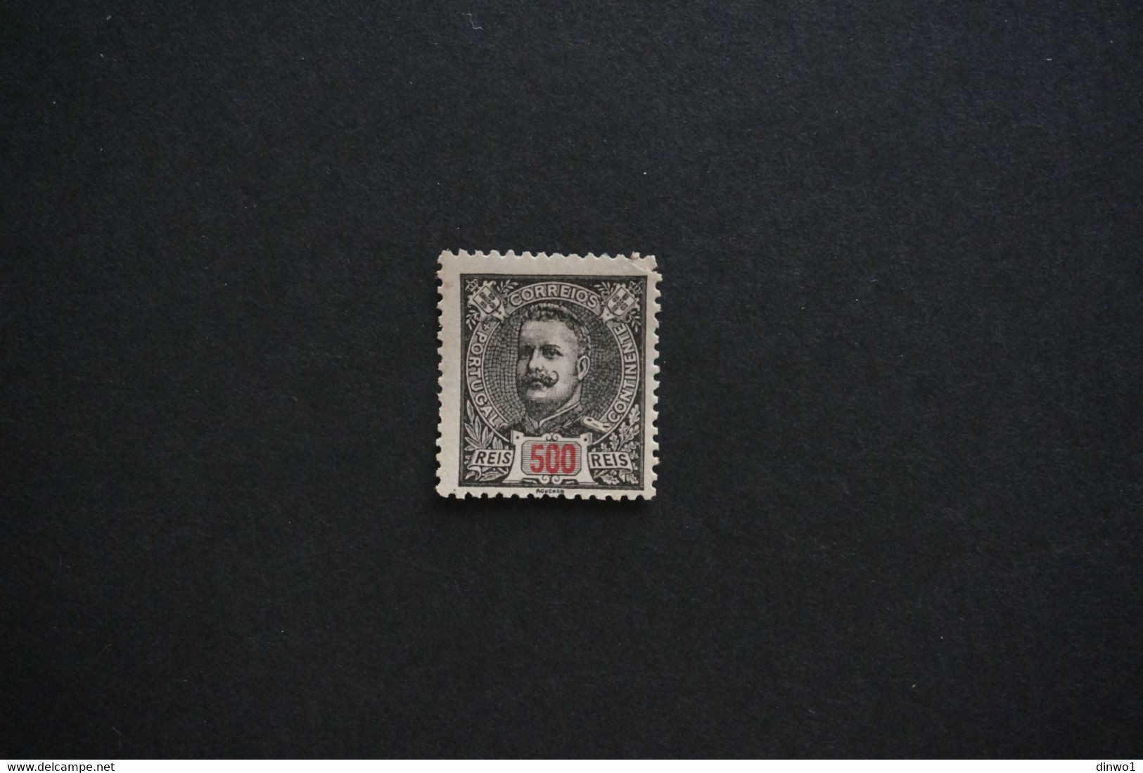 (T1) Portugal -1895 D. Carlos 500 R - Af. 139 - Perf. 11½ (MH) - Ungebraucht