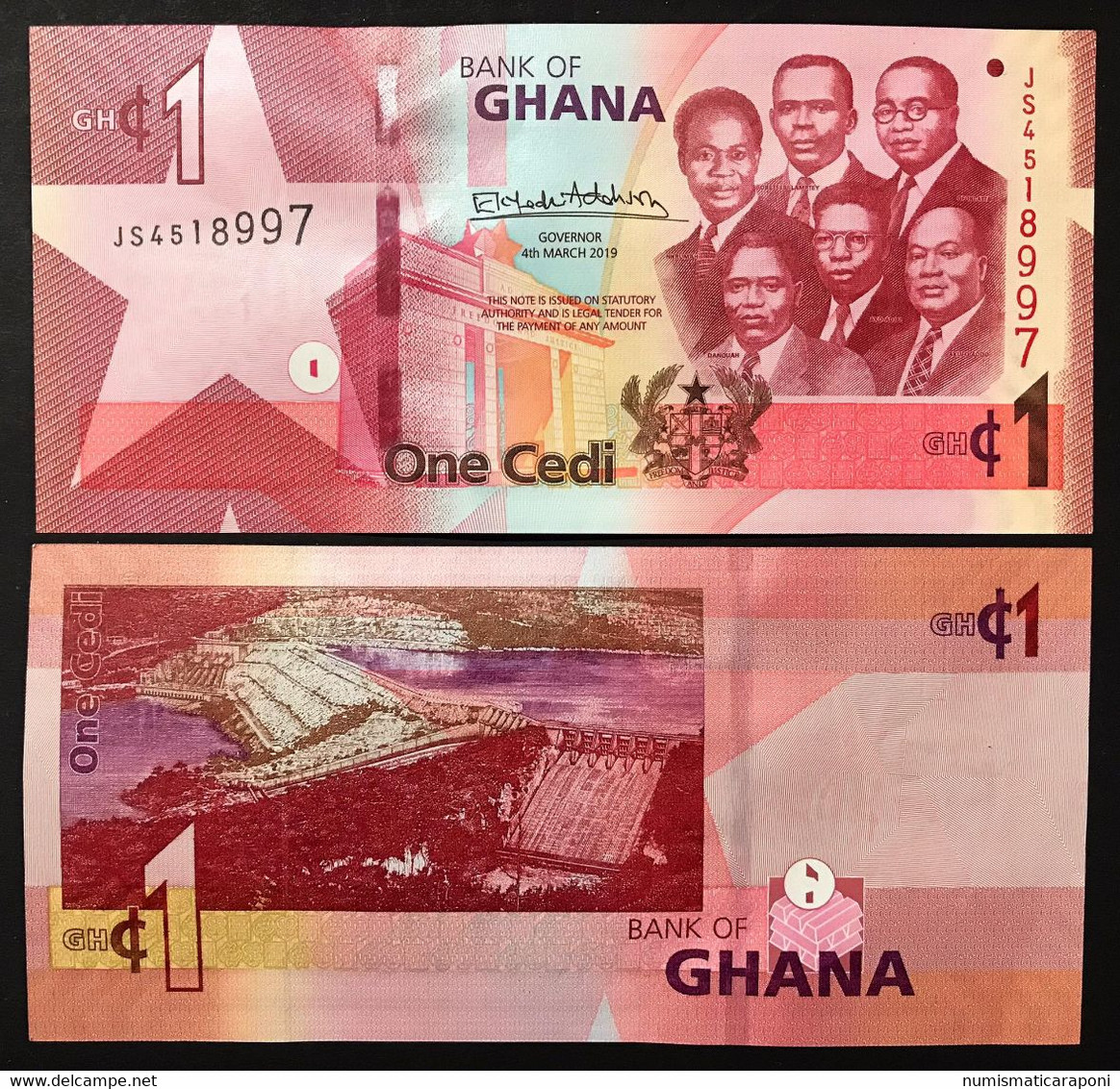 GHANA 1 CEDI Fds Unc  M.056 - Ghana