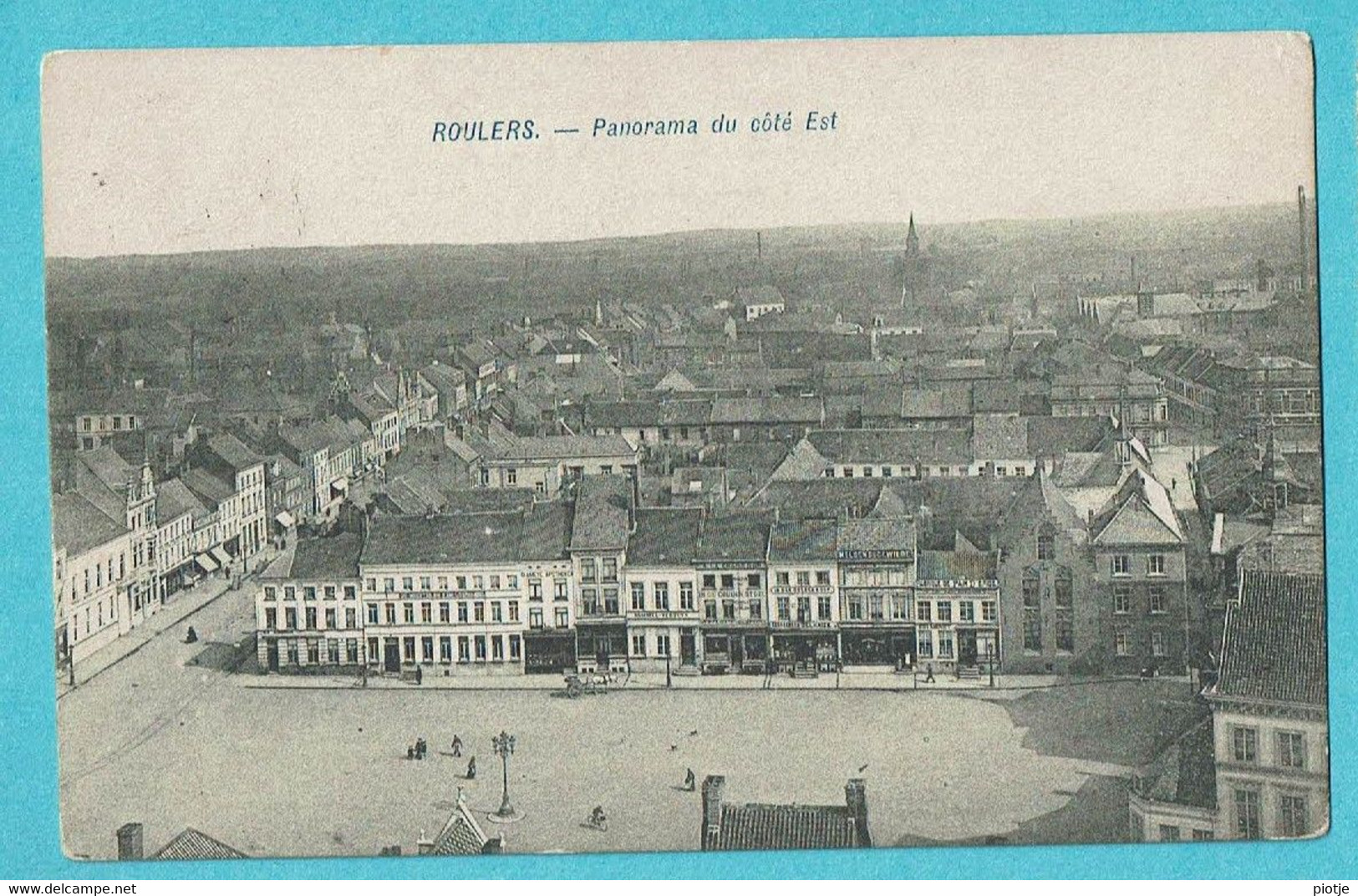 * Roeselare - Roulers (West Vlaanderen) * (M. Marcovici) Panorama Du Coté Est, Café, Old, Vue Générale, Rare - Roeselare