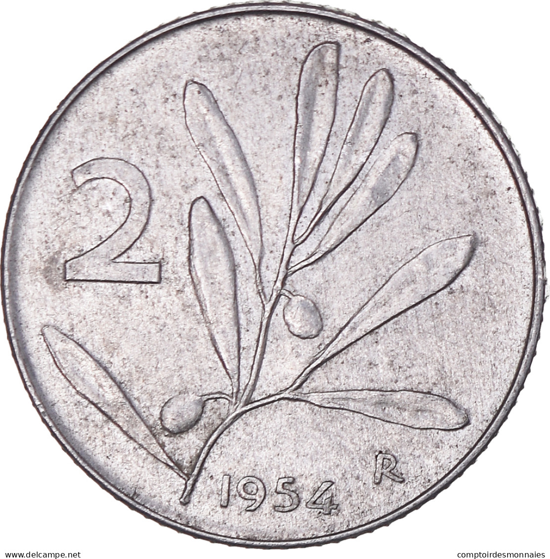 Monnaie, Italie, 2 Lire, 1954, Rome, TB+, Aluminium, KM:94 - 2 Liras