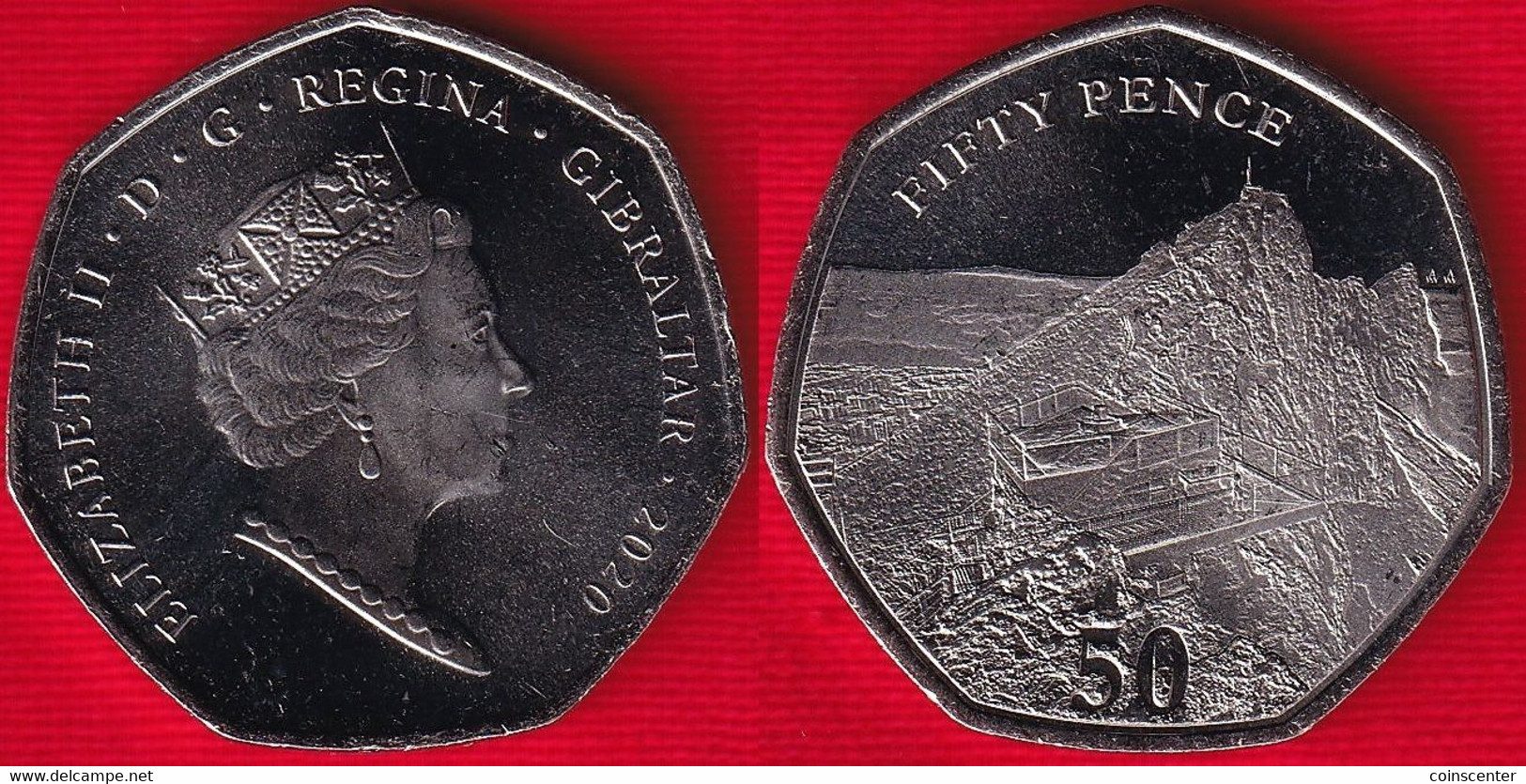 Gibraltar 50 Pence 2020 "Skywalk" UNC - Gibraltar