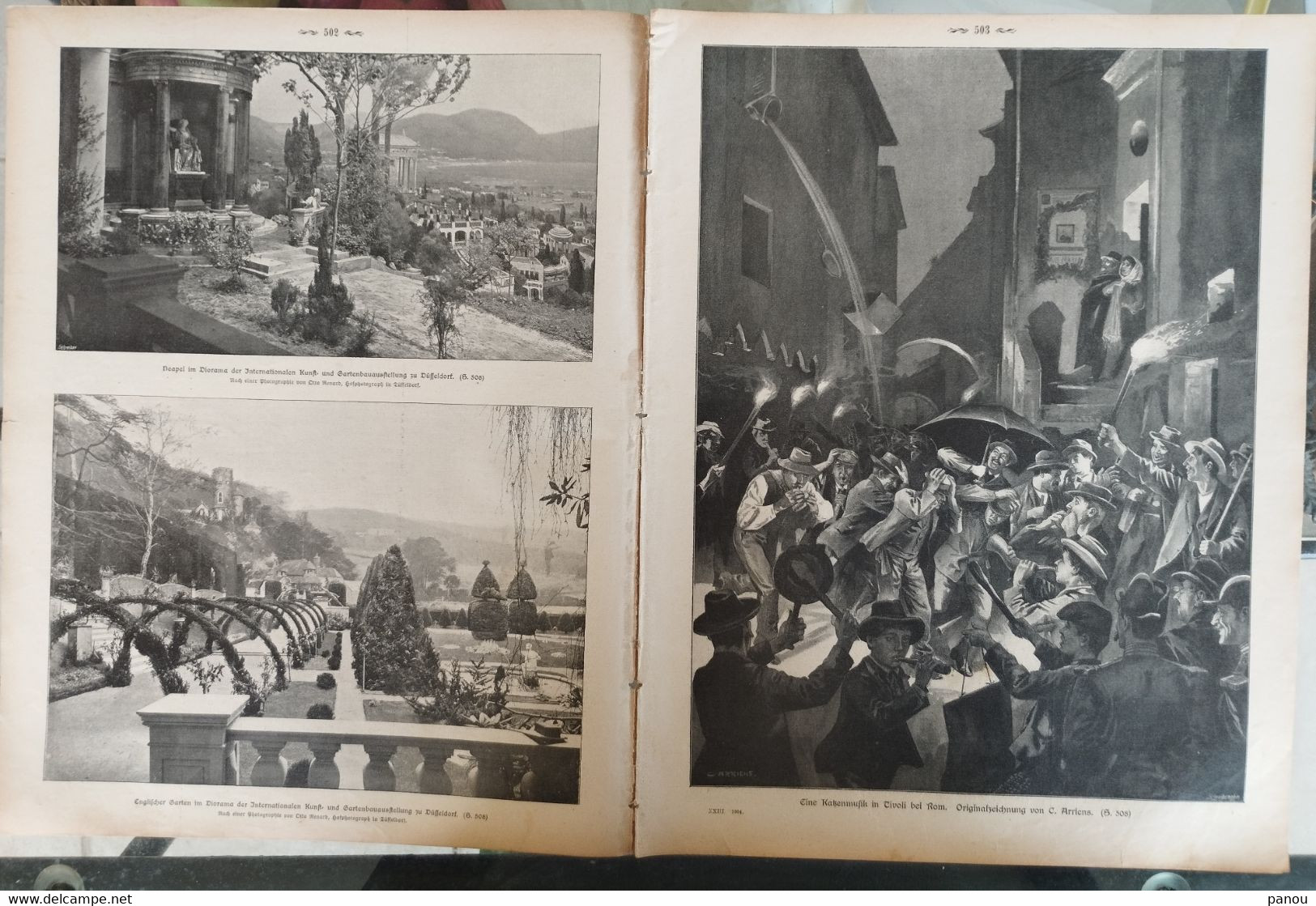 Das Buch Für Alle 1904 Nr 23. Düsseldorf. Tivoli Rom Roma. Kobe Kōbe Japan. Berck - Autres & Non Classés