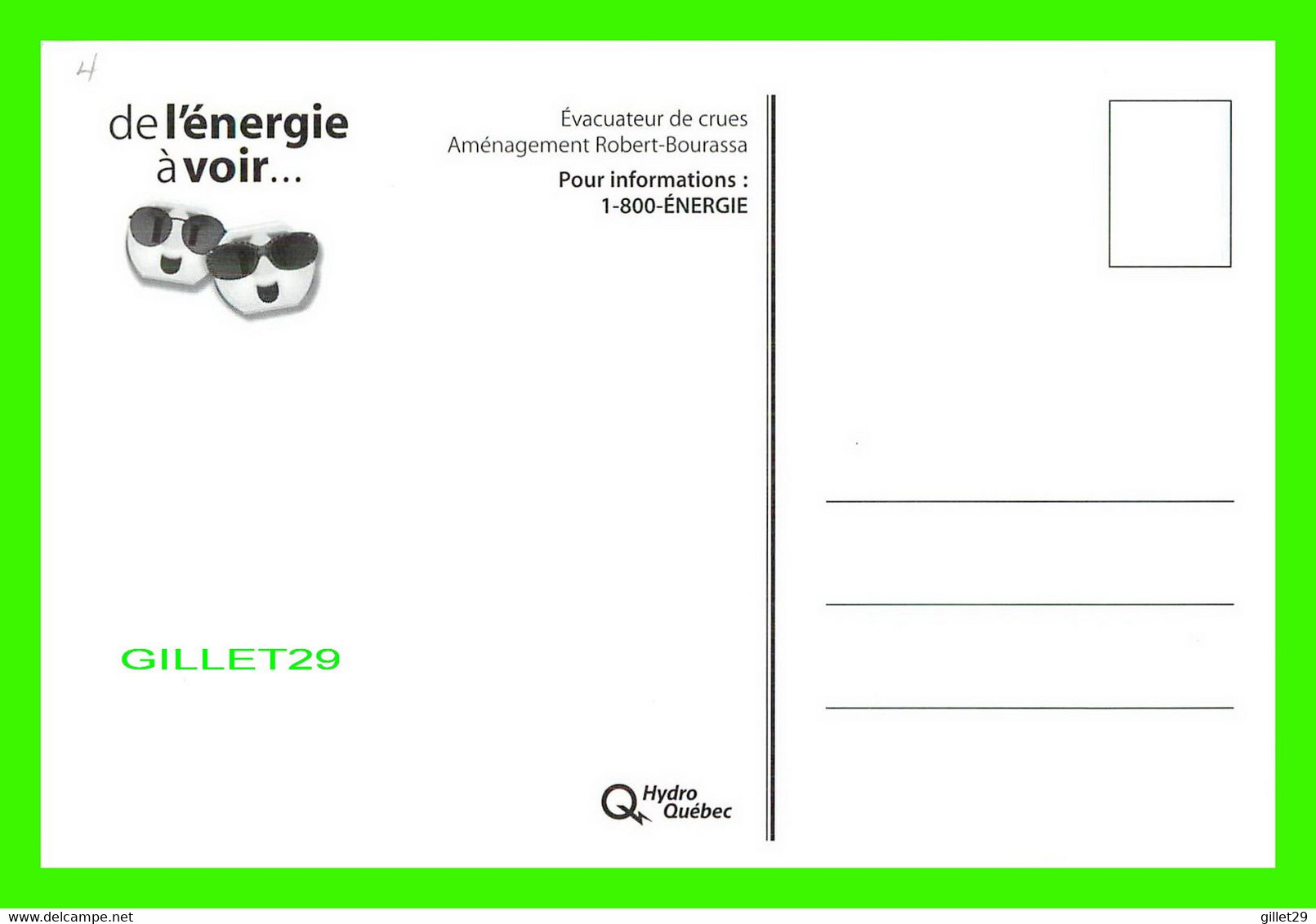 NORD DU QUÉBEC - ÉVACUATEUR DE CRUES AMÉNAGEMENT ROBERT-BOURASSA - HYDRO QUÉBEC - - Otros & Sin Clasificación